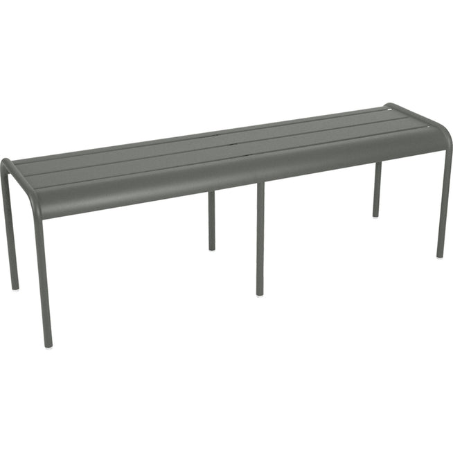 Photo of Luxembourg 3/4 Seater Bench Rosemary 48 - Garden Benches - Frédéric Sofia - Green - Metal