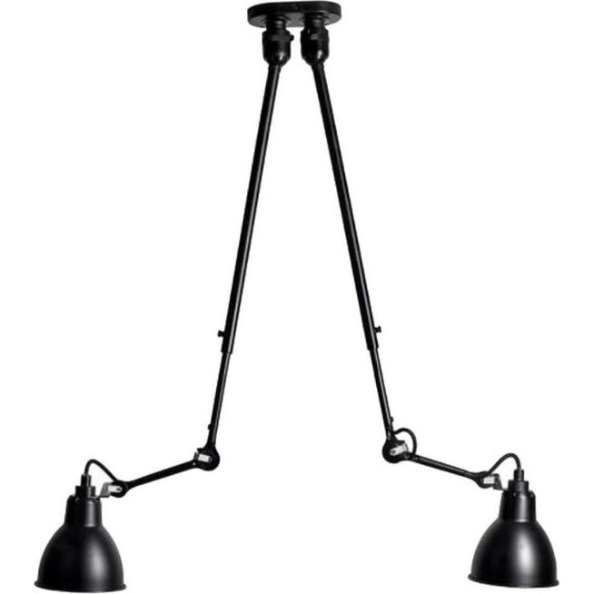 Photo of No. 302 Double Ceiling Lamp from Lampe Gras