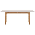 Ch327 Dining table, 190 cm from Carl Hansen & Søn (oak/walnut