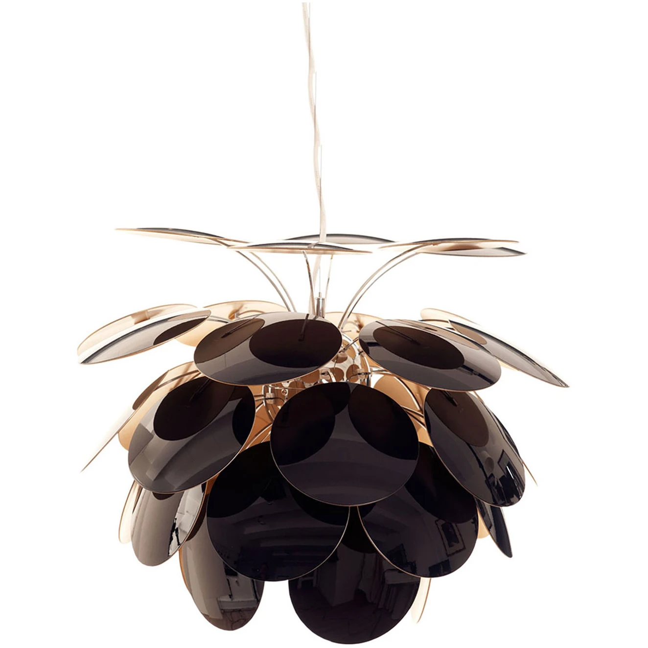 Discoco 53 Pendant Light - Black/gold - Pendant Lights - Christophe Mathieu - Black