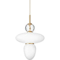 Thumbnail photo of Rizzatto 43 Pendant Opal/satin Brass