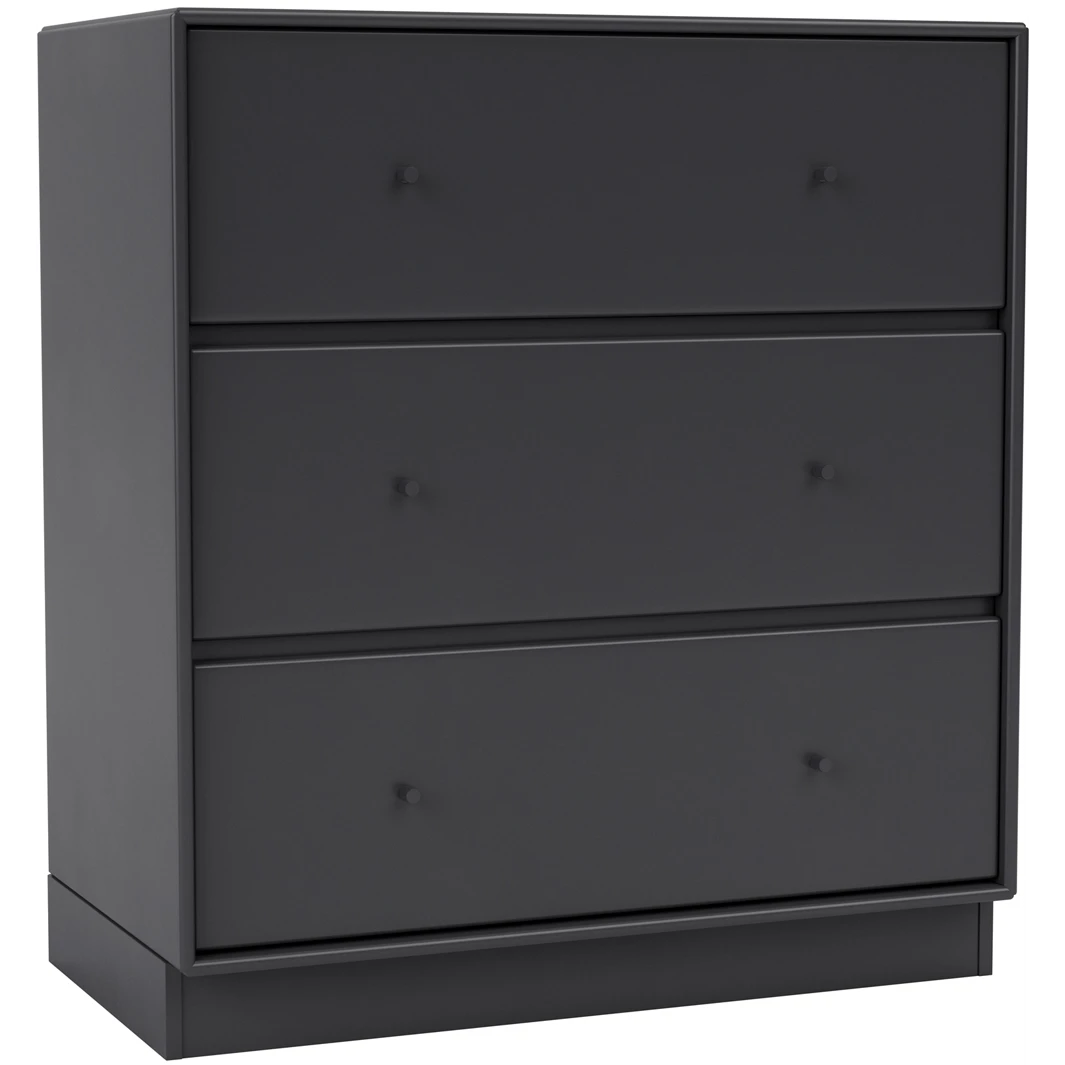 Carry Dresser, Plinth H7 cm - Anthracite - Dressers - Peter J. Lassen - Black - Wood