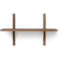 Thumbnail photo of Sector Shelf - Hylde - Røget Eg/messing - S/n - W: 54 X D: 22,1 X H: 34 Cm