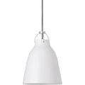 Thumbnail photo of Caravaggio 1 Pendant White Smooth-grey Textile Cord