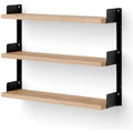 Thumbnail photo of New Works Tea Shelf - Hylde - Oak / Black - H46 X W62.5 X D15.5 Cm