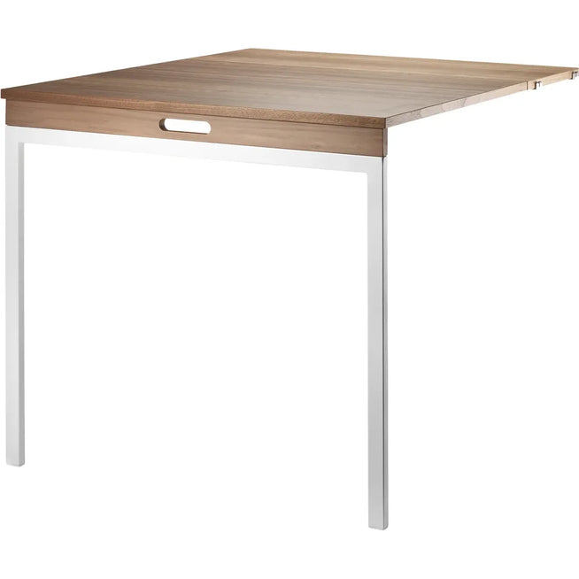 Photo of String Folding Table Walnut/White - Shelving - Nils Strinning - Wood-coloured, White - Metal/Wood