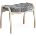 Lamino Foot Stool White Pigmented Oak/Sheep Skin