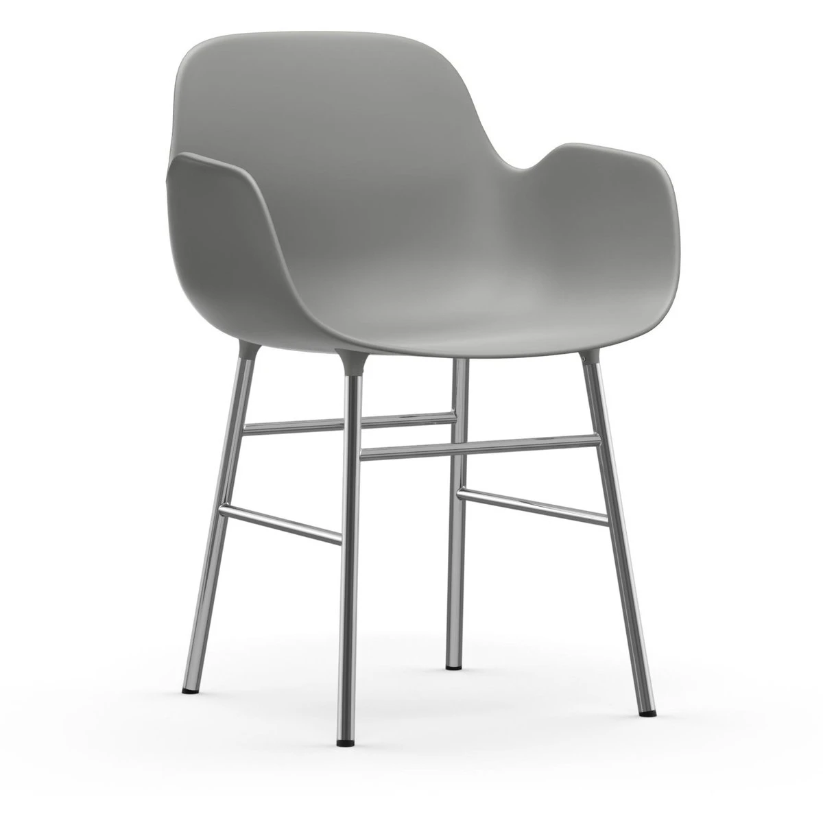 Form Armchair Chromed Legs