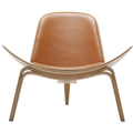 Thumbnail photo of Ch07 Armchair Thor 325 Leather-White Oiled Oak