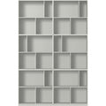 Thumbnail photo of Read Spacious Bookshelf, Plinth H3 Cm - Nordic - Bokhyllor - Peter J. Lassen - Grå - Mdf