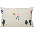 Thumbnail photo of The Park Cushion - Børnepude - Natural - B60 X H40 Cm