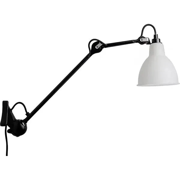 Photo of No. 222 Wall Lamp from Lampe Gras - black frame - frosted glass