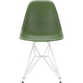 Eames Plastic Chair Dsr - 48 Forest - White Base - Matstolar - Charles & Ray Eames - Grön - Metall/plast
