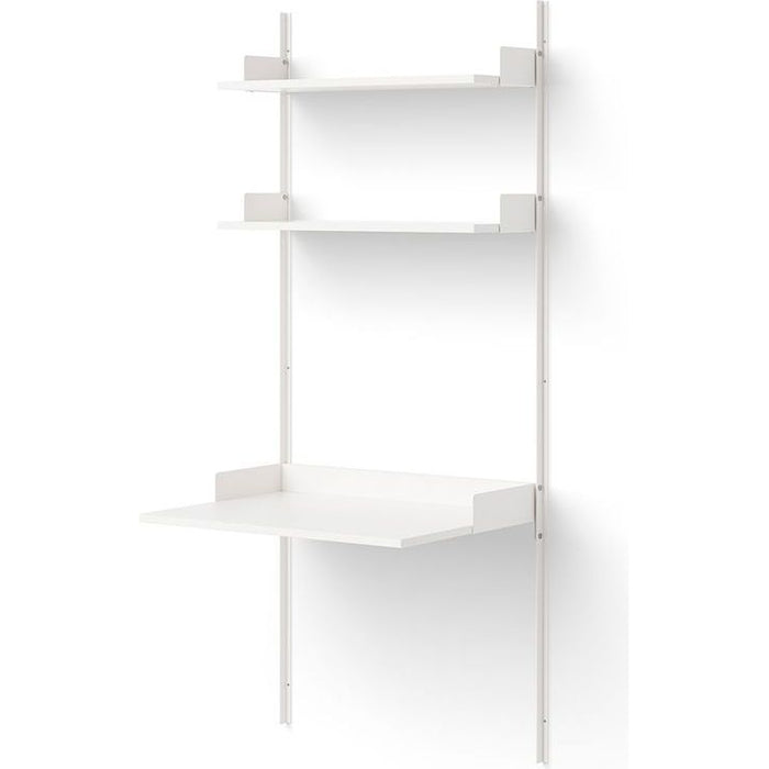 Photo of New Works Study Shelf - Reolsystem - White / White - H190 X W83,5 X D60,5 Cm