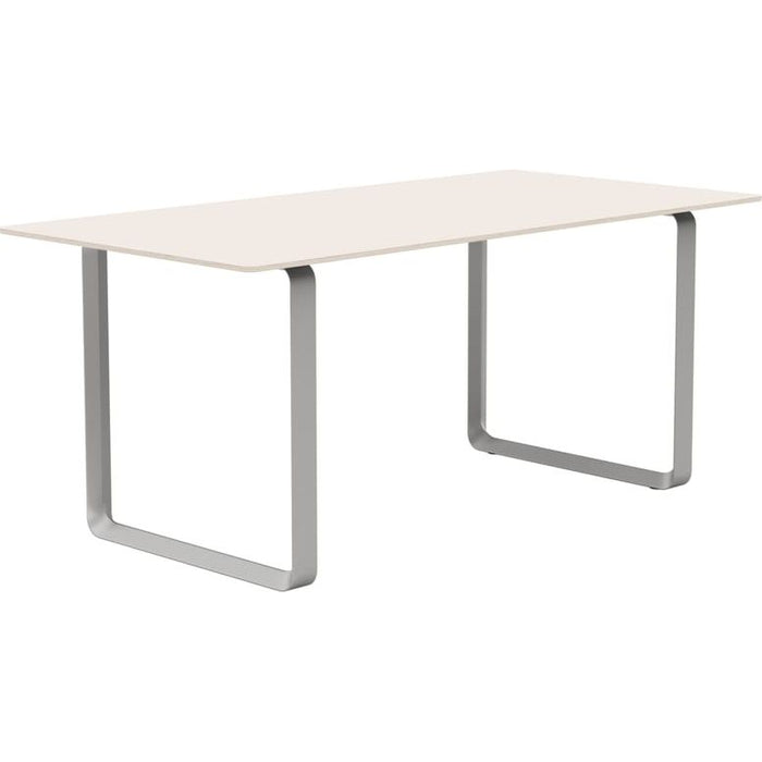 Photo of 70/70 Tablet - Extra Large - Sand Laminate/Grey - Dining Table - Laminate/Metal