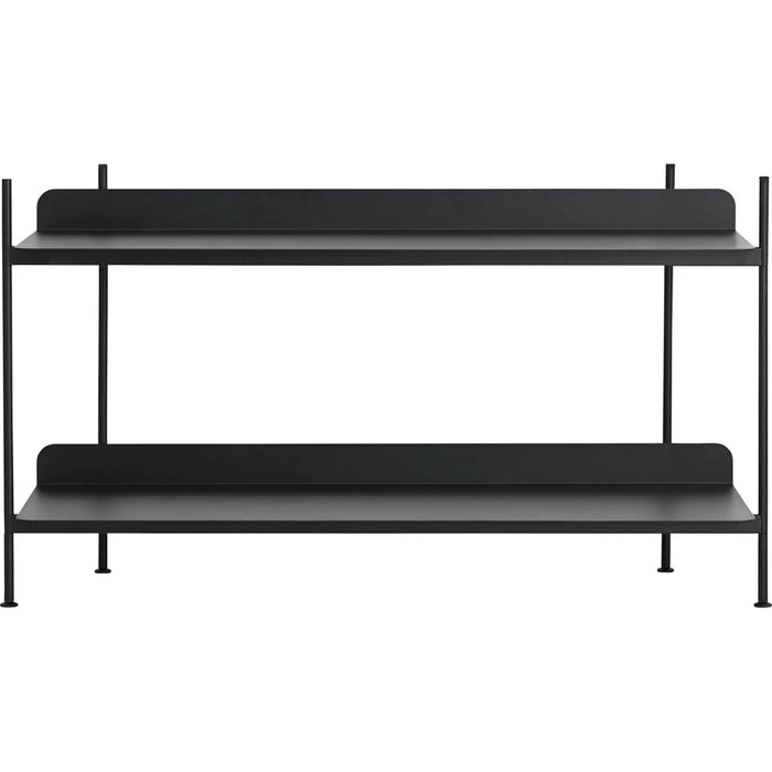 Photo of Compile Shelving System/configuration 1, Black - Shelving System - Cecilie Manz - Black - Metal