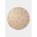 Thumbnail photo of Jute Carpet - Gulvtæppe - Black Dots