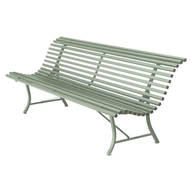 Photo of Louisiane Bench 200 cm Cactus 82 - Garden Benches - Green - Metal