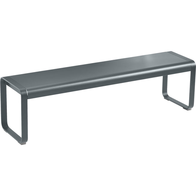Photo of Bellevie Bench Storm Grey - Garden Benches - Pagnon & Pelhaître - Grey - Metal