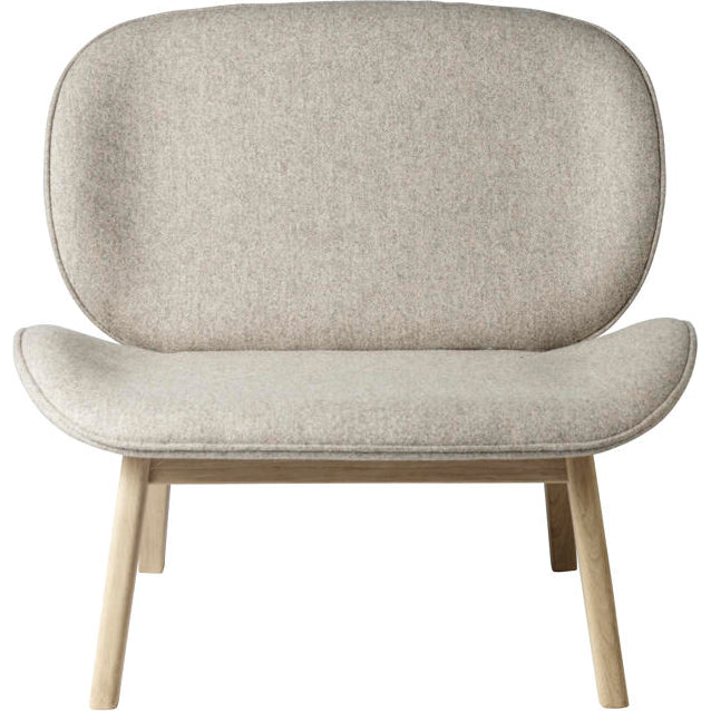 Photo of L32 Suru lounge chair H: 82 cm - oak/dark beige heather