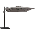 Thumbnail photo of Hyde Luxe Tilt Parasol, 3x3 m - Taupe, without cover, without stone