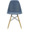 Eames Plastic Chair Dsw - 83 Sea Blue - Ash Honey Tone - Matstolar - Charles & Ray Eames - Blå - Metall/trä/plast