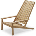 Thumbnail photo of Between Lines Deck Chair - Lounge Chairs - Blue - Wood