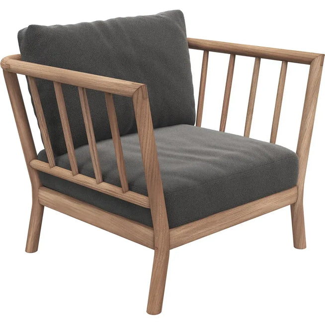 Photo of Tradition Lounge Chair, Charcoal, Teak Fsc 100% - Utomhussoffor - Povl B. Eskildsen