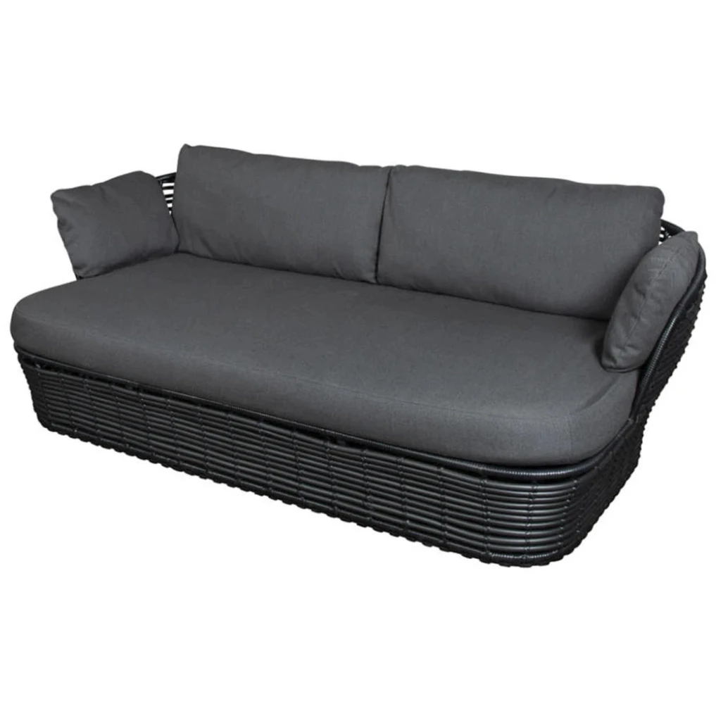 Basket 2-pers. Sofa - Graphite / Grey Airtouch Hyndesæt