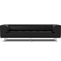 Thumbnail photo of 4511 Delphi 3. Pers sofa L: 240 cm - Cognac 370/brushed aluminium