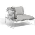 Thumbnail photo of Bönan Lounge End Sofa, Light Grey Aluminum Frame, Cushion Dark Grey Sunbrella Sling - Utomhussoffor - Studio Norrlandet