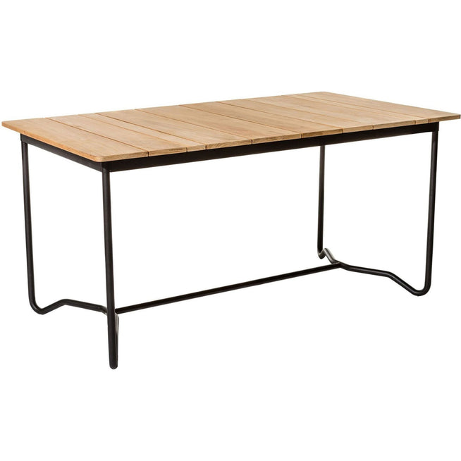 Photo of Grinda Table 85x150 cm - Outdoor dining table - Matilda Lindblom - Wood-coloured - Metal/wood