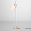 Thumbnail photo of Pull Floor Lamp, Oak/white - Shade lamps - Whatswhat - Wood-coloured, white