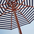 Thumbnail photo of Messina Umbrella Ø270, Dark Blue Stripes - Parasol - Skagerak Design Team