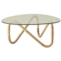 Thumbnail photo of Wave Sofabord - Sofabord - Rattan - Natural - W74 X D65 X H40 Cm