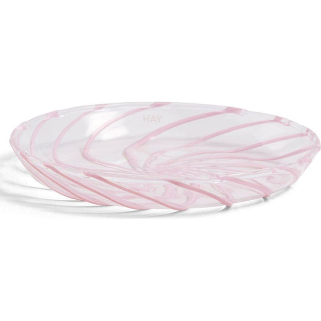 Photo of Spin Saucer Ø11 Cm 2-pack Clear-pink Rim