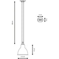 Thumbnail photo of No. 322XL Ceiling Lamp - Lampe Gras