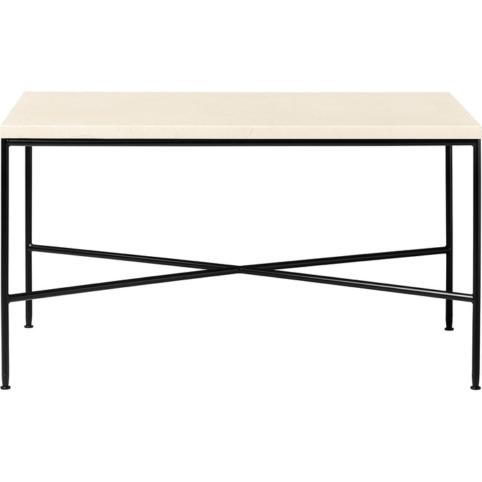 Photo of MC310 Rectangular Coffee Table, Cream - Coffee Table - Paul Mccobb - Beige - Metal/Stone