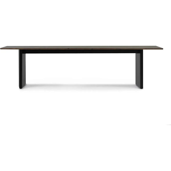 Photo of Panel Table 90 X 300 Cm Black Dark Brown - Matbord - Simon Legald - Brun - Metall/trä