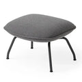 Doze Ottoman, Ocean 80/anthracite Black - Beanbags - Anderssen & Voll - Grey, black - Metal/textile/foam