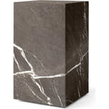 Plinth Tall Brown Grey Marble - Småbord & Sidobord - Norm Architects - Brun - Sten
