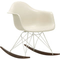 Eames Plastic Armchair Rar - 11 Pebble - White Base - Dark Maple - Matstolar - Charles & Ray Eames - Vit - Metall/trä/plast
