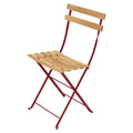Thumbnail photo of Bistro Natural Chair, Chili - Garden chairs - Red - Metal/wood