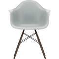 Eames Plastic Armchair Daw - 24 Light Grey - Dark Maple - Matstolar - Charles & Ray Eames - Grå - Metall/trä/plast