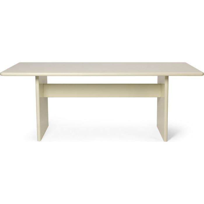 Photo of Rink Dining Table - Spisebord - Eggshell - W90 X H74 X