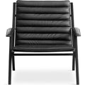 Thumbnail photo of Vipp456 Loungefåtölj Black Aluminium-black Leather