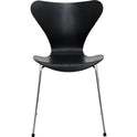 3107 Series 7 Chair | Chromed Steel Base - Coloured Veneer
