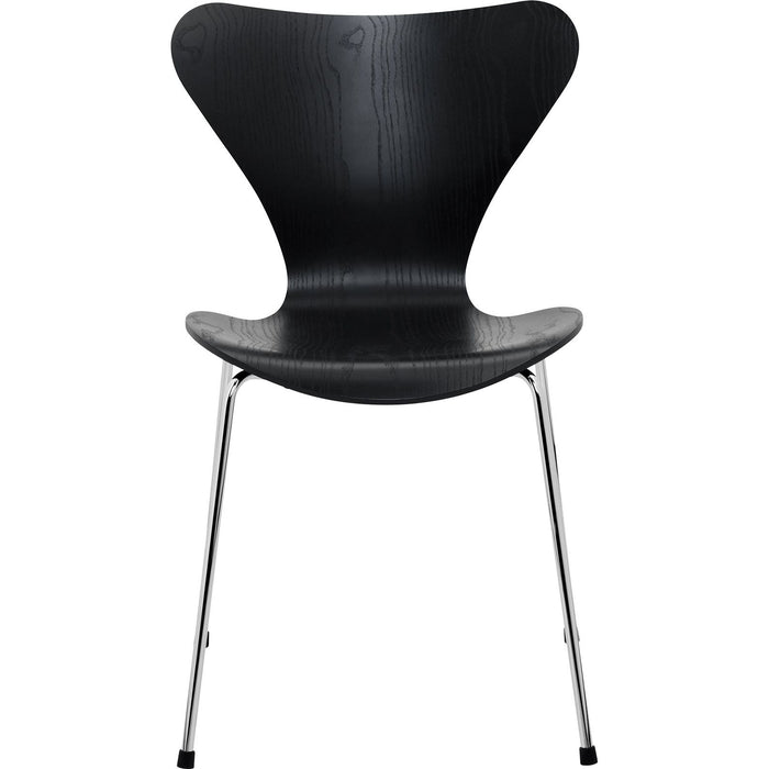 Photo of Sjuan 3107 Ash Black - Dining chairs - Arne Jacobsen - Black - Wood
