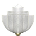 Thumbnail photo of Meshmatics Chandelier Large - Pendellampor - Rick Tegelaar - Silver
