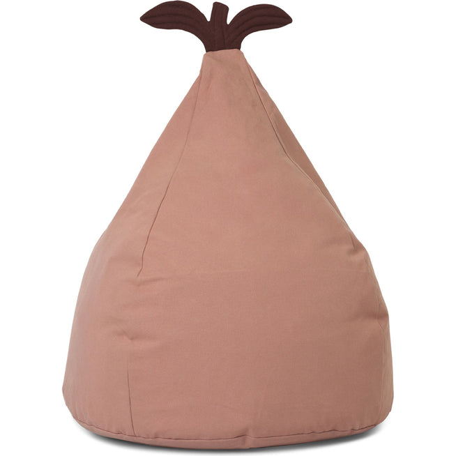 Photo of Pear Bean Bag - Børnepuf - Dusty Rose - B55 X H117 X D35 Cm
